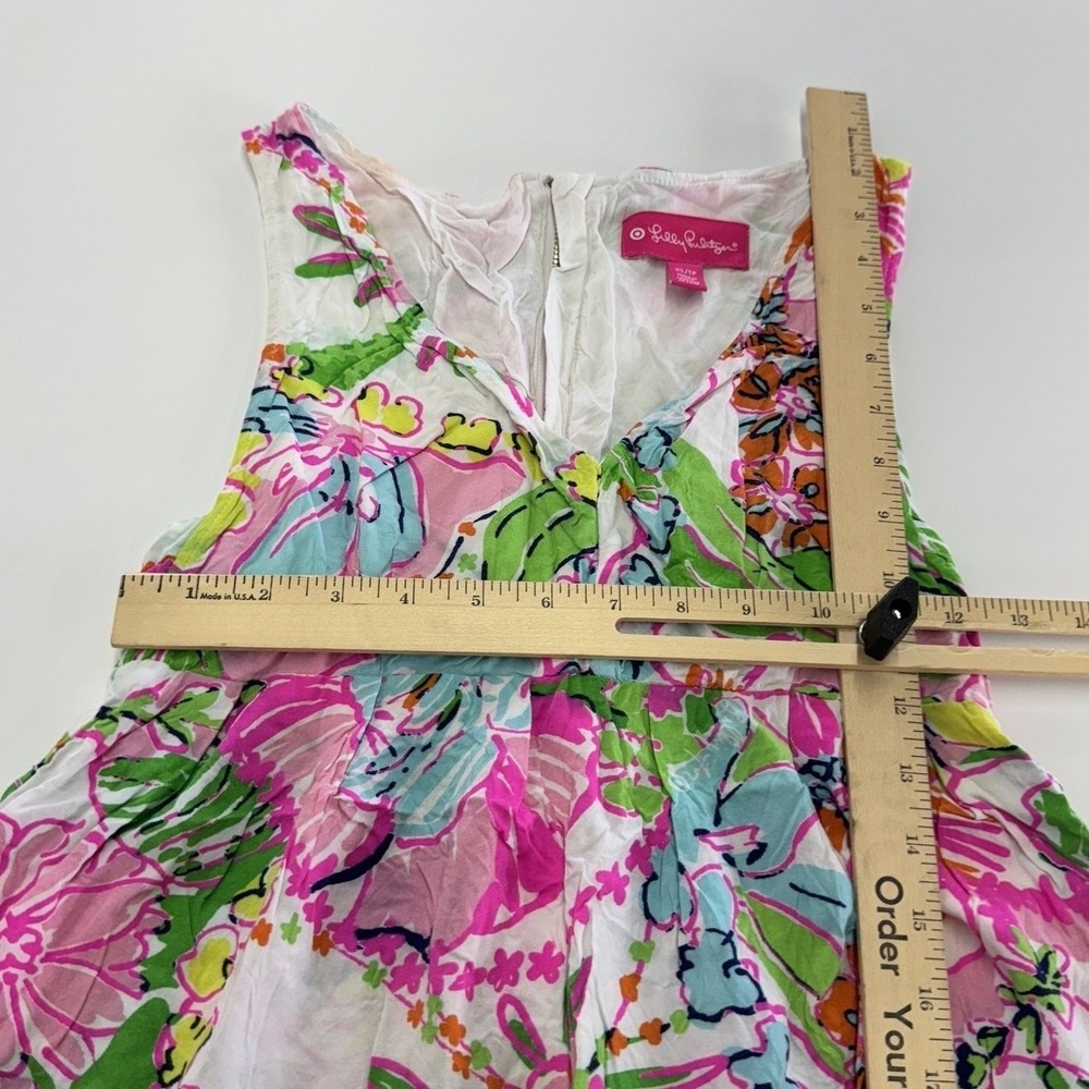 Lilly Pulitzer for Target Top Women XS Multicolor Floral Nosie Posie Preppy Boho - Picture 6 of 8